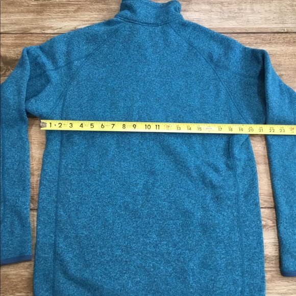 Womens Patagonia Better Sweater Fleece Teal 1/4 Zip Size Medium - Picture 6 of 7